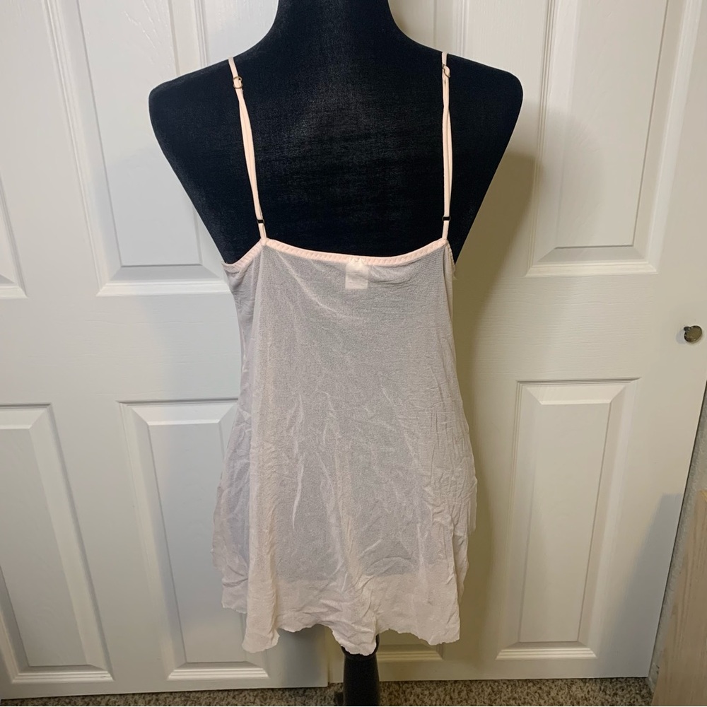 Light Pink DKNY Lace Detail Chemise Dress - Picture 4 of 6